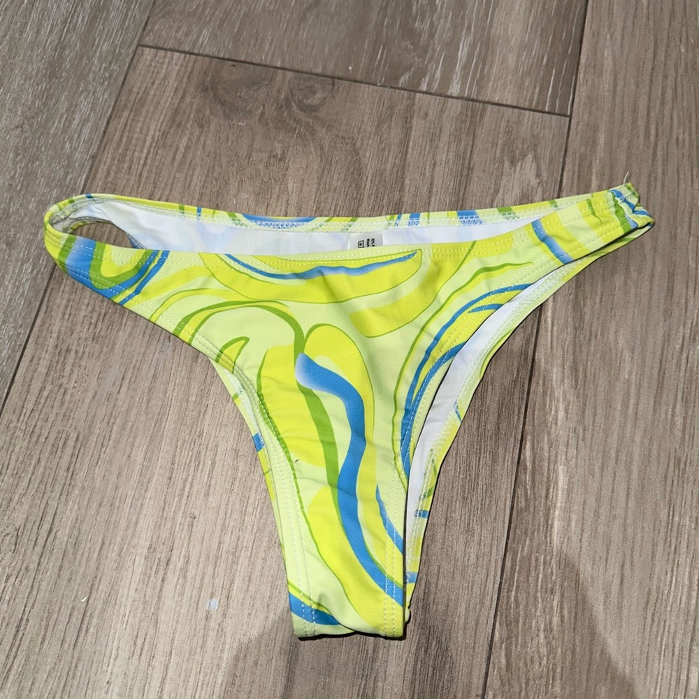 shein patterned bikini bottoms